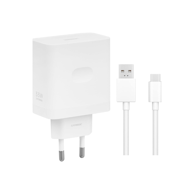 Cargador Supervooc 33W + Cable de Carga